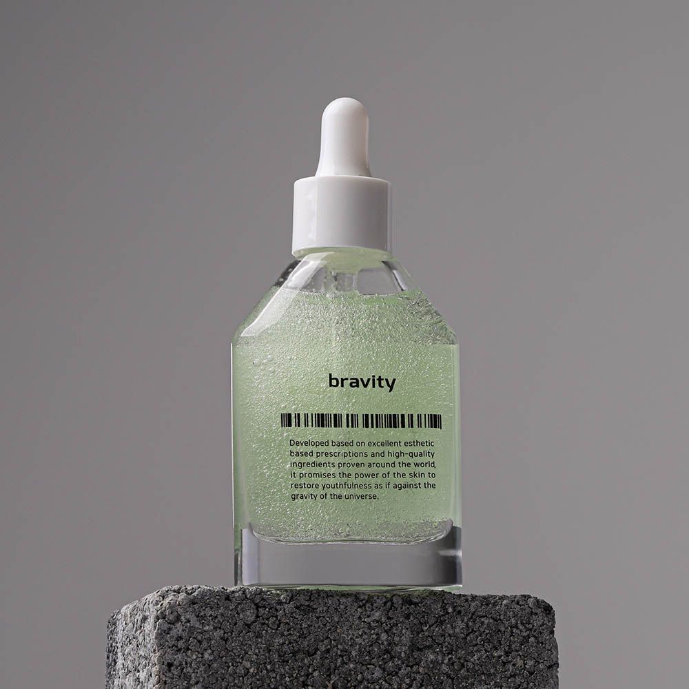 Bravity Derma Green 5 Calming Elixir 40ml Botanical Soothing Hydrating Pore Ampoule _ Made in KOREA